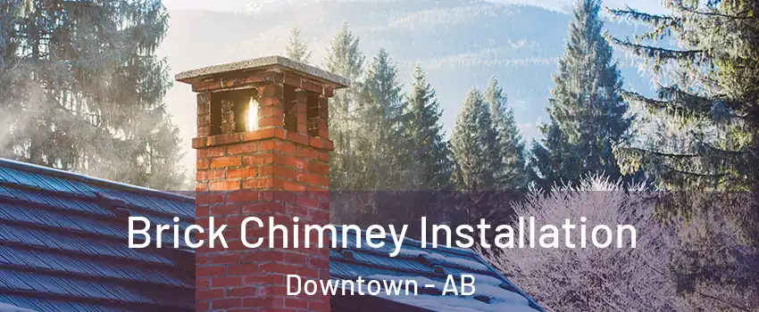  Brick Chimney Installation Downtown - AB