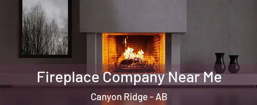  Fireplace Company Near Me Canyon Ridge - AB