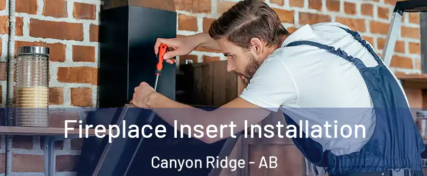  Fireplace Insert Installation Canyon Ridge - AB
