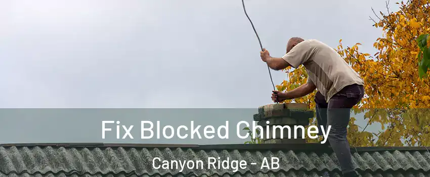  Fix Blocked Chimney Canyon Ridge - AB