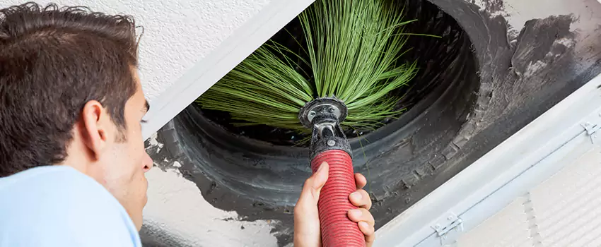 Clogged Air Duct Cleaning Process in Fort Saskatchewan, AB