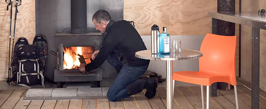 Open Hearth Wood Fireplace Installation in Fort Saskatchewan, AB