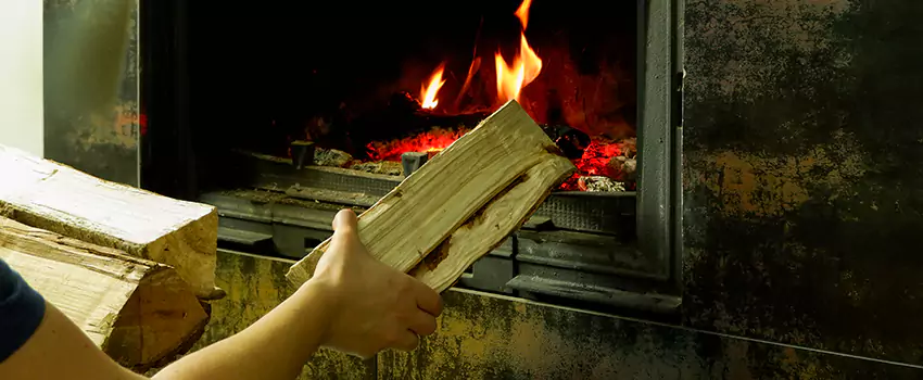 Wood Stove Heat Resistant Wall Repair in Fort Saskatchewan, Alberta