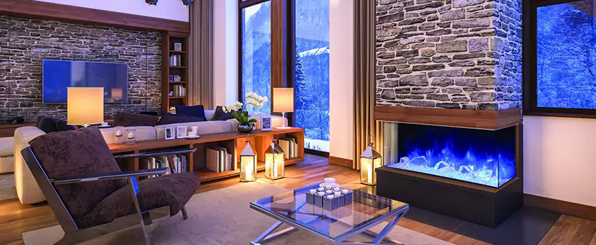Dynamic Flame Color Fireplace Installation in Fort Saskatchewan, AB